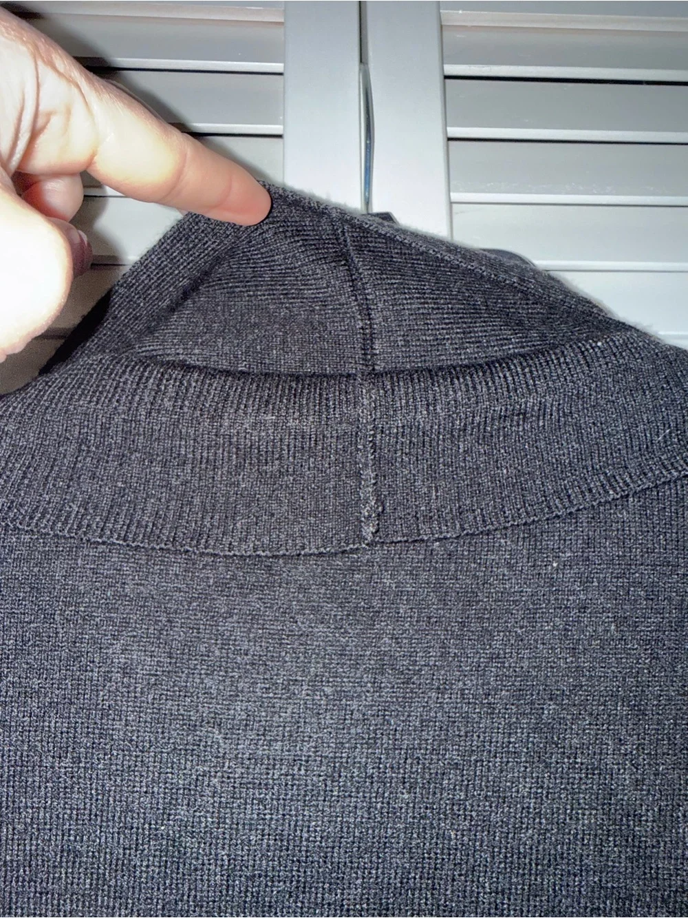 Coldwater Creek Black Open Draped Women's Cardigan